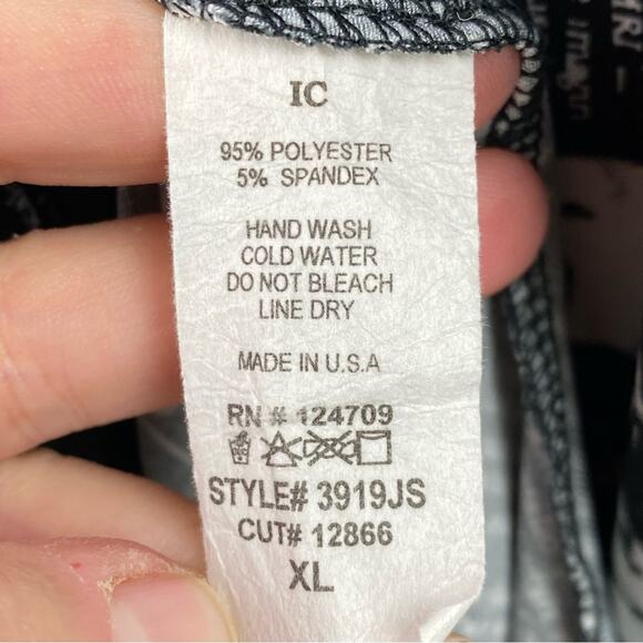 IC by Connie K Art to Wear Jump Suit Size XL Newspaper Print Funky - Picture 10 of 12